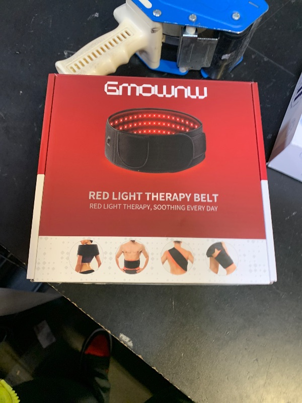 Photo 1 of Red Light Therapy for Body, Infrared Light Therapy for Belt Shoulder Waist, Upgraded 3 in 1 LED Beads, 660nm Red Light & 850nm Near Infrared Light Therapy Belt Wrap Timer Remote Control
