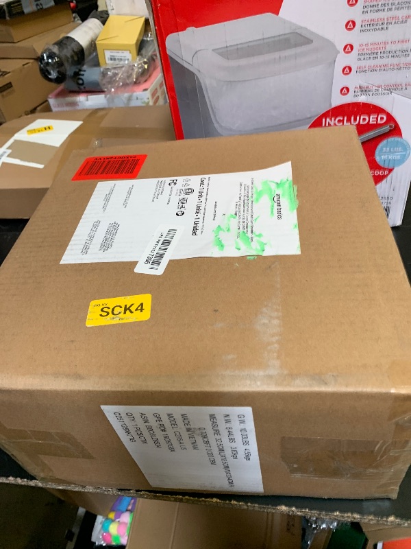 Photo 1 of Amazon Basics 8-Sheet High Security Cross Cut Paper and Credit Card Shredder with P-4 Security, Auto Shut-off, Black