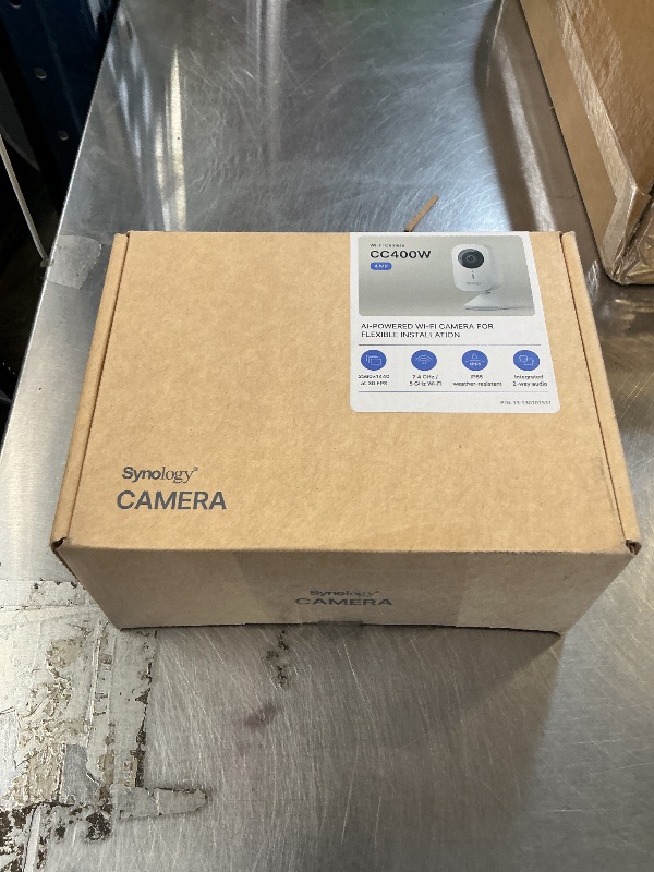 Photo 1 of Synology CC400W 4MP AI Indoor/Outdoor Wi-Fi Cube Camera with Night Vision (US Version)