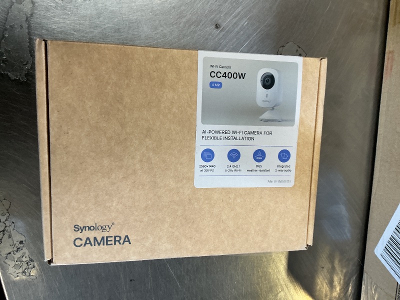 Photo 1 of Synology CC400W 4MP AI Indoor/Outdoor Wi-Fi Cube Camera with Night Vision (US Version)