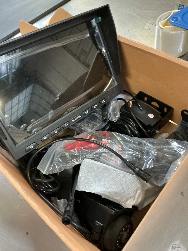Photo 1 of WOOCARTY 10.1" Wireless RV Backup Camera System, 2 Rear Cameras & 2 Side Cameras for Reversing/Monitoring Trailer Truck Pickup Camper, 1080P DVR Monitor, IP69K Waterproof IR Night Vision Camera, WN4