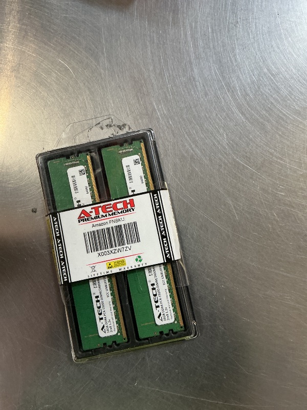 Photo 1 of A-Tech Server 32GB Kit (2x16GB) DDR4 2400MHz PC4-19200 ECC UDIMM 2Rx8 Dual Rank 1.2V ECC Unbuffered DIMM 288-Pin Server & Workstation RAM Memory Upgrade Modules (A-Tech Enterprise Series)