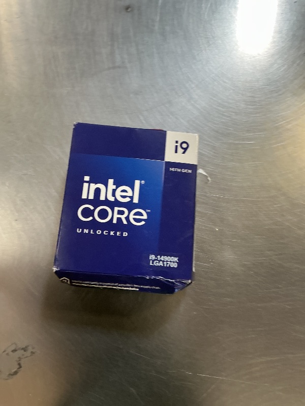 Photo 1 of Intel® Core™ i9-14900K Desktop Processor 24 cores (8 P-cores + 16 E-cores) up to 6.0 GHz