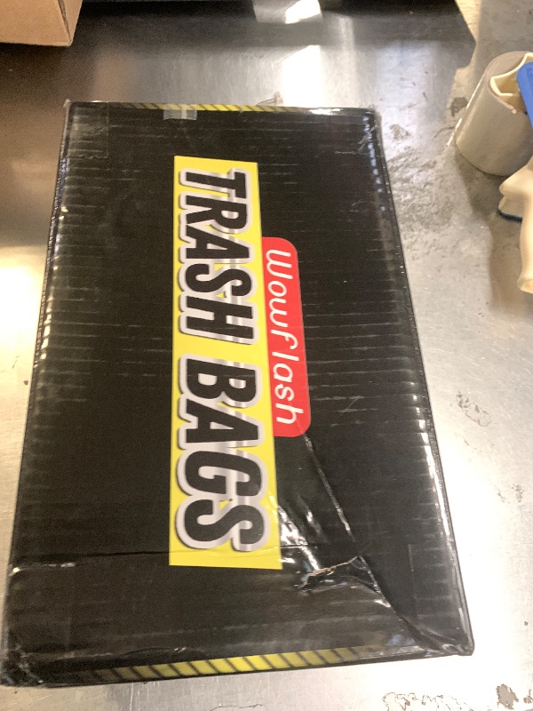 Photo 1 of 100 Count 55-60 Gallon Trash Bags, Sturdy & Tear-Resistant Commercial Can Liners 55 Gallon, Large Garbage Bags, Large Black Trash Bags for Commercial, Lawn and Leaf Bags