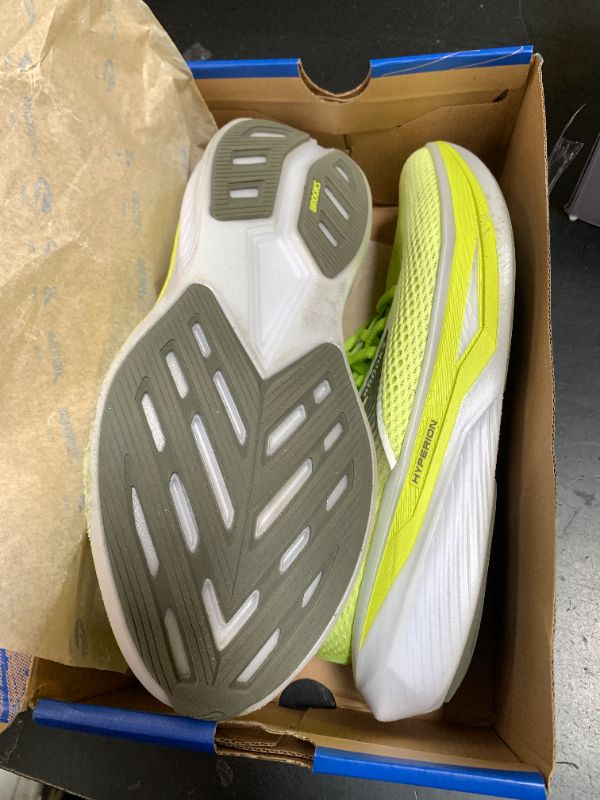 Photo 1 of Brooks Men’s Hyperion 3 Neutral Running Shoe - Sunny Lime/Olive/White - 8 Medium