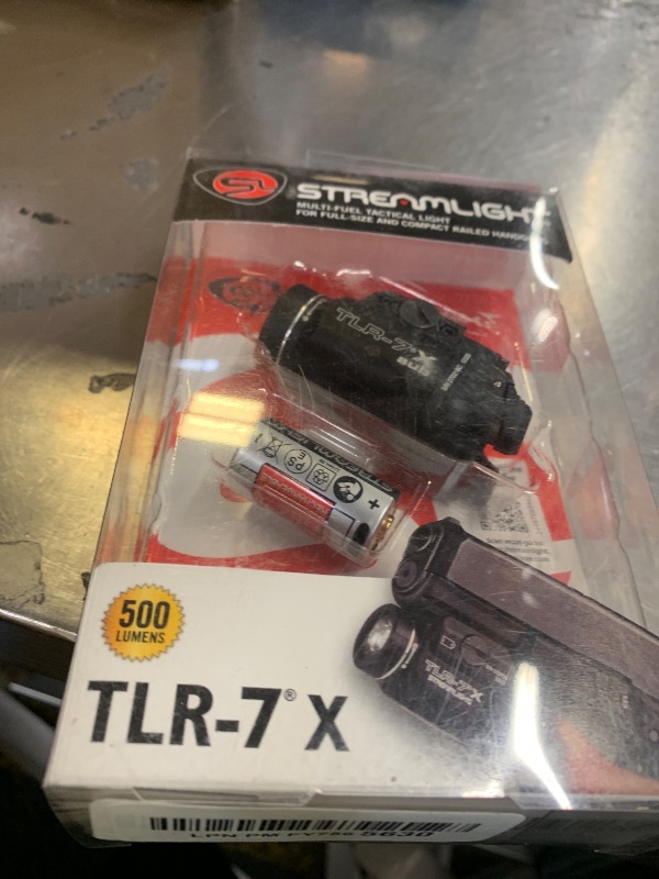 Photo 1 of Streamlight 69407 TLR-7 X sub USB 500-Lumen 5000-Candela Weapon Light Designed Exclusively and Solely for Select 1913 Railed Subcompact Handguns, Includes Mounting Kit and Keys, Black