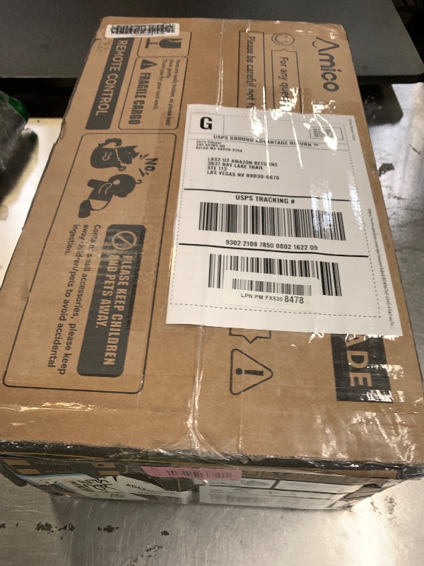 Photo 1 of Amico Ceiling Fans with Lights, 52 inch Low Profile Ceiling Fan with Light and Remote Control, Flush Mount, Reversible, 3CCT, Dimmable, Noiseless, Silver Ceiling Fan for Bedroom, Indoor/Outdoor Use