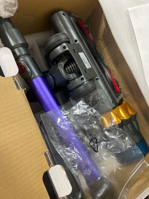 Photo 1 of FOR PARTS----****************JRFYHFT Cordless Vacuum Cleaner, 55KPA 70Min 650W Motor Powerful Vacuum Cleaners for Home, Self-Stand Cordless Stick Vacuum Rechargeable Anti-Tangle/LED Screen/1.8L (2)