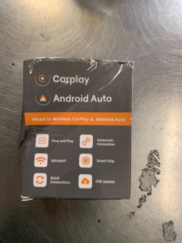 Photo 1 of Wireless CarPlay Adapter 2026 Upgraded,CarPlay & Android Auto 2-in-1, Mini USB Design for Cars with Wired CarPlay,Fast Auto-Connect,Plug & Play,for Apple iOS 10+, Android 11+ Version