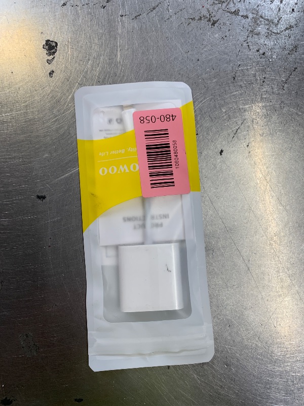 Photo 1 of [Apple MFi Certified] Lightning to USB Camera Adapter with Charging Port for iPhone, USB3 Female OTG Adapter Compatible with iPhone/iPad Card, Readers, USB Flash Drives, Keyboards, Mice