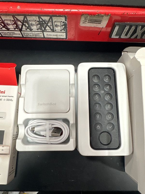 Photo 1 of *** PARTIAL SET *** Smart Lock Ultra with Keypad,Fingerprint Door Lock, App Remote Control, Built-in WiFi Keypad Deadbolt, Auto Unlock, Waterproof&Easy Install,Supports Alexa and Google (Lock Ultra Touch Combo)