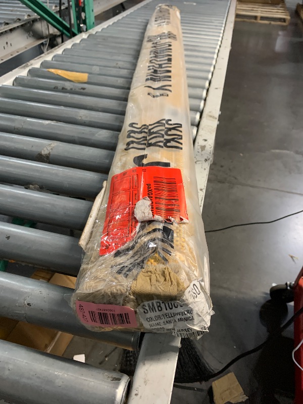 Photo 1 of ***(HEAVILY USED/ MINOR DAMAGE)***JONATHAN Y Moroccan Geometric Indoor Outdoor Square Area Rug 5X5 Yellow/Cream, Ourika Textured Weave for Backyard, Patio, Porch, Easy-Cleaning, High Traffic, Pet-Friendly, Non-Shedding (SMB108G-5SQ)