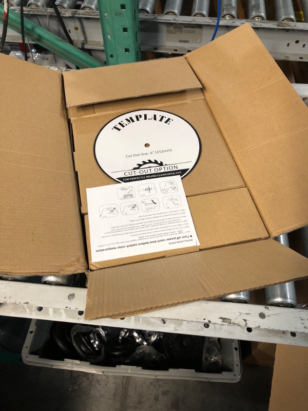 Photo 1 of (please see all images) POPANU 6-Inch Gimbal Recessed Light - 12W 90° Tilt & 360° Rotation, 5CCT (2700K-5000K), IC Rated LED