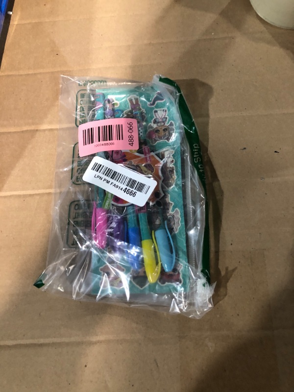 Photo 1 of ***MISSING CASE*** Innovative Designs LOL Surprise Dolls Pencil Case Set with LOL Stickers and Gel Pens for Girls, Molded with Zip Closure, Pink