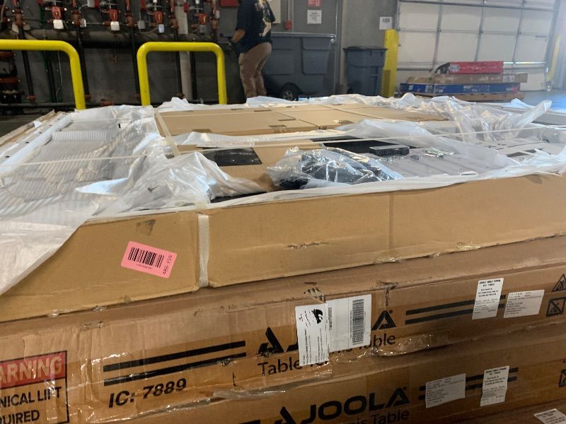 Photo 3 of ***STOCK PHOTO FOR REFERENCE ONLY***JOOLA Rally TL Professional MDF Indoor Ping Pong Table w/ Quick Clamp Table Tennis Net & Post Set - 10 Minute Easy Assembly - Corner Ball Holders - Tournament Quality - Includes Playback Mode