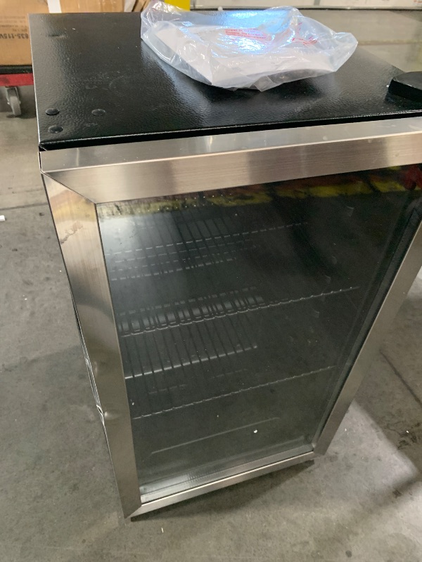 Photo 1 of (see images for damage) Electactic Mini Fridge 130 Can Beverage Refrigerator Cooler, 3.2 Cu.Ft Drink Fridge for Soda Wine Beer