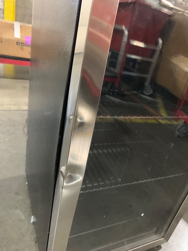 Photo 1 of (see images for damage) Electactic Mini Fridge 130 Can Beverage Refrigerator Cooler, 3.2 Cu.Ft Drink Fridge for Soda Wine Beer