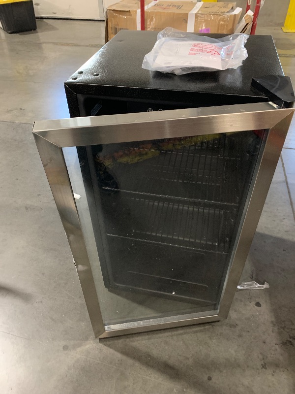 Photo 1 of (see images for damage) Electactic Mini Fridge 130 Can Beverage Refrigerator Cooler, 3.2 Cu.Ft Drink Fridge for Soda Wine Beer