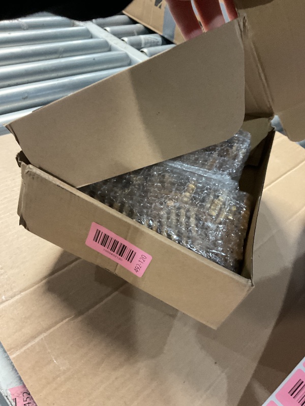 Photo 1 of ***(MISSING PARTS)***Vicenpal 120 Pcs Vintage Mini Picture Frames Baroque Antique Small Resin Jewelry Display Table Frame for Christmas DIY Photo Holiday Party Decoration (Gold)