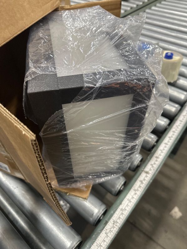 Photo 1 of (for parts, unfunctional) MVBT Solar Post Lights, 9.8" Modern Pillar Lights Outdoor, Dusk to Dawn Column Light Waterproof, 3000K Square Lamp Fence Posts Cap LED Light Landscape Lighting for Patio Garden Deck Outside Columns