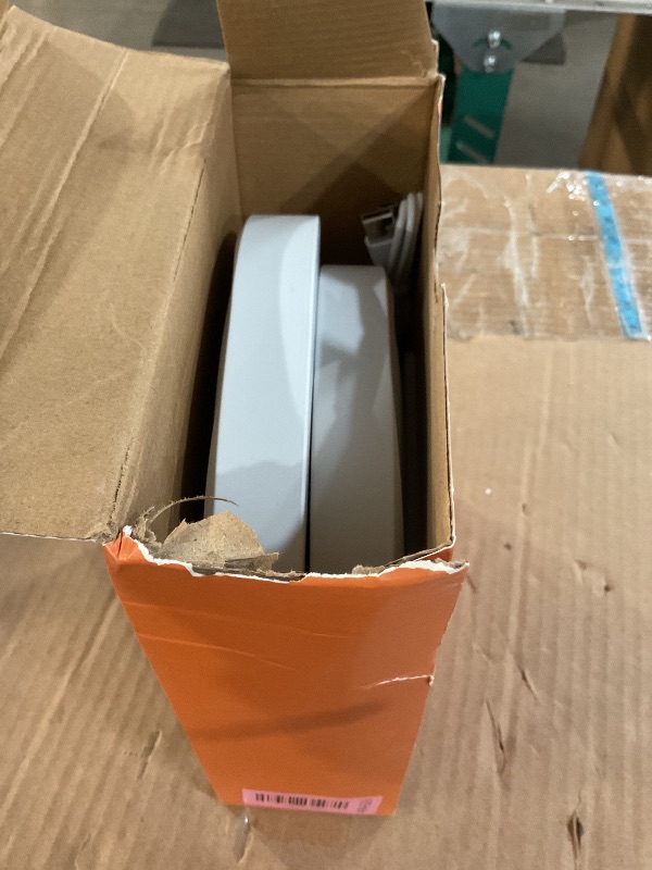 Photo 1 of ***(remote is broken)***RIRIBEN Rechargeable Motion Sensor Ceiling Light Indoor, 10000mAh Battery Operated Closet Light with Remote Control, Magnetic Mount Shower Light for Bathroom/Pantry/Garage 2-Pack