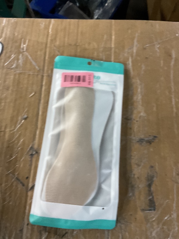 Photo 1 of (2 Pairs) Pigskin Non-Slip High Heel Cushion Inserts Arch Support, Shock & Sweat Absorption, Adhesive Shoe Insoles for Dress Shoes Flats Boots Sandals Relief Blister Callus Pain, Fits Women 5-8 Size