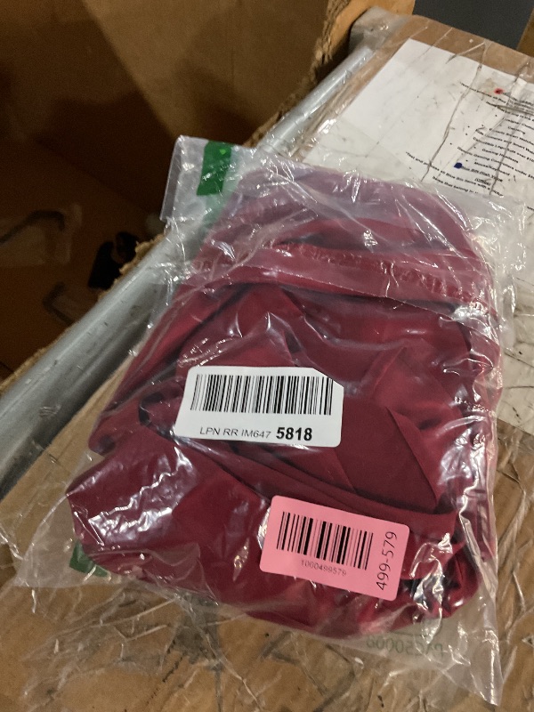 Photo 1 of Womens Tops 2025 Fall Collared V Neck Long Sleeve Work Blouse Satin Professional Tops Wine Red L
