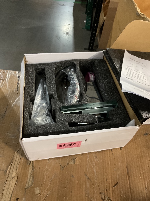 Photo 1 of (used)(unknown if complete) BATH FAMOLI LED Bathroom Sink Faucet, Chrome Single Hole Vanity Faucets for 1 Hole Sinks,Pop Up Drain Included. (Short, Chrome)