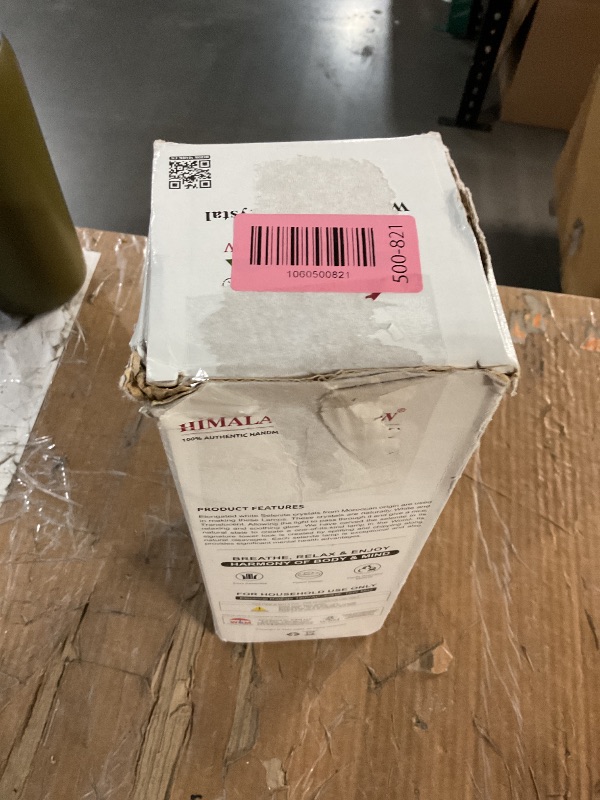 Photo 1 of ***(PARTS ONLY/ MAJOR DAMAGE/ NON FUNCTIONAL)***Himalayan Glow WBM Selenite Crystal Lamp 20cm, Moroccan Skyscraper Lamp, Crystals and Healing Stones for Healing and Meditation