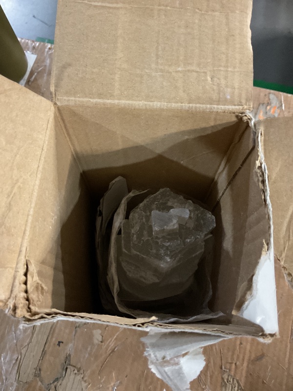 Photo 1 of ***(PARTS ONLY/ MAJOR DAMAGE/ NON FUNCTIONAL)***Himalayan Glow WBM Selenite Crystal Lamp 20cm, Moroccan Skyscraper Lamp, Crystals and Healing Stones for Healing and Meditation