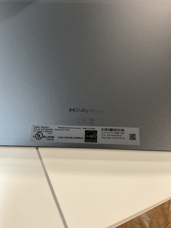 Photo 1 of ***LIKENEW/OPEN BOX***
Lenovo Tab M11, 11” Display, MediaTek Helio G88 Octa-Core, 4GB RAM, 128GB SSD, 1920x1200 px, Ambient Light-Sensor, 10 Hour Battery, Comes w/Folio Case, Luna Grey