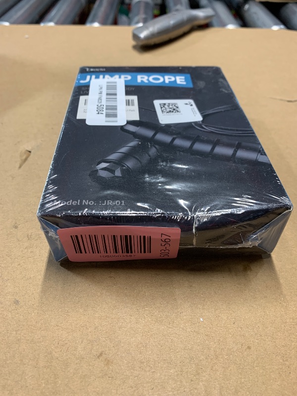 Photo 1 of ***FACTORY SEALED***Jump Rope, Tangle-Free Rapid Speed Jumping Rope Cable with Ball Bearings for Women, Men and Kids, Adjustable Foam Handles Steel Jump Ropes for Fitness