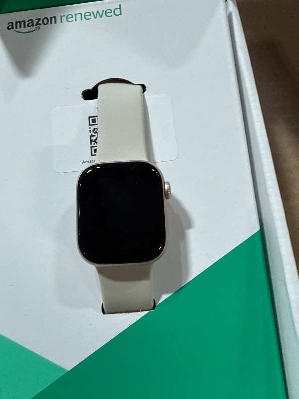 Photo 1 of ***FACTORY SEALED***Apple Watch Series 10 [GPS, 42mm] - Rose Gold Aluminum Case with Light Blush, M/L (Renewed Premium)