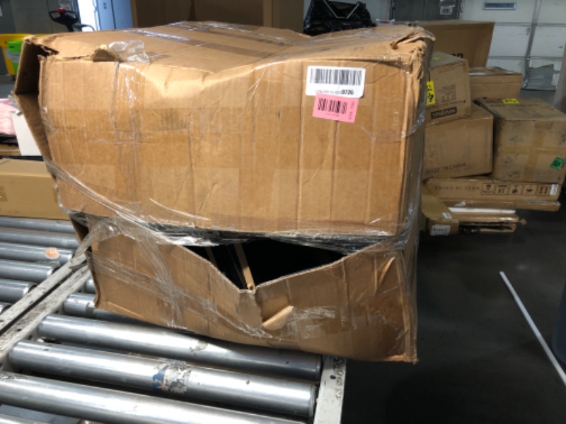 Photo 1 of  kepptory 20 Gallon Fish Tank Stand with Power Outlets, Farmhouse Decorative Aquarium Stand Furniture with Adjustable Shelves and Storage Cabinet, 10 Reptile Turtle Tank Stand (Black, 20GL)