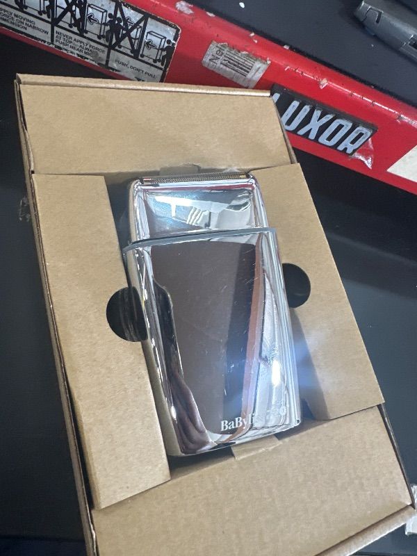 Photo 1 of BaBylissPRO Barberology Double Foil Shaver, FXFS2 SILVERFX Professional Electric Shaver
