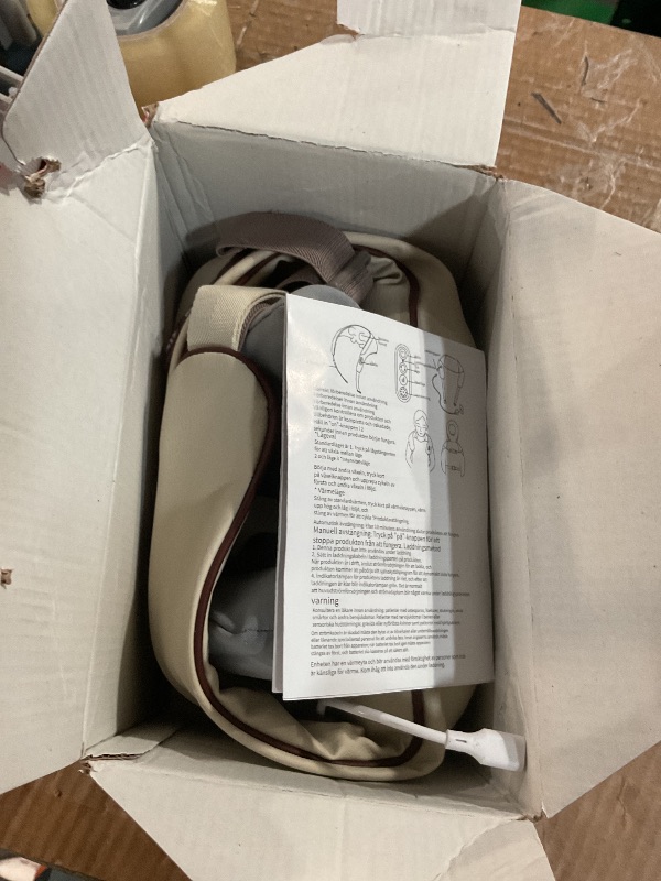 Photo 1 of *** CHECK COMMENT***    KppeX 4D Deep Cordless Tissue Kneading Neck Massage with Heating Function, Shiatsu and Shoulder Massage Pillow,Back and Leg Pain Relief, Gifts for Men or Women(Mix White) (Lvory White)