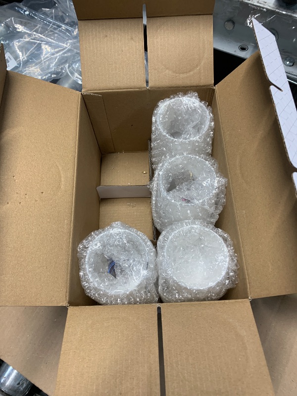 Photo 1 of (4 PIECE SET) CUKBLESS Iridescent Drinking Glasses Set of 6 ?Crystal Highball Water Glasses?Glass Cups for Water, Juice, Beverage, Mojito?13 Oz