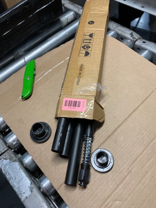 Photo 1 of (missing pieces) ALLZONE Heavy Duty Tension Shower Curtain Rod 42-83 Inches for Bathroom, Window, Non-Slip