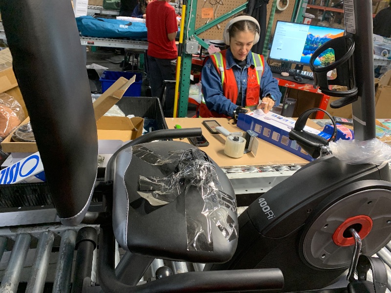 Photo 1 of ***STOCK PHOTO FOR REFERENCE ONLY***Merach Exercise Bike, Indoor Cycling Bike Brake Pad, Magnetic Stationary Bike with Exclusive App, 300lbs Cycle Bike with Comfortable Bike Seat Cushion and Tablet Mount for Home Weight Loss