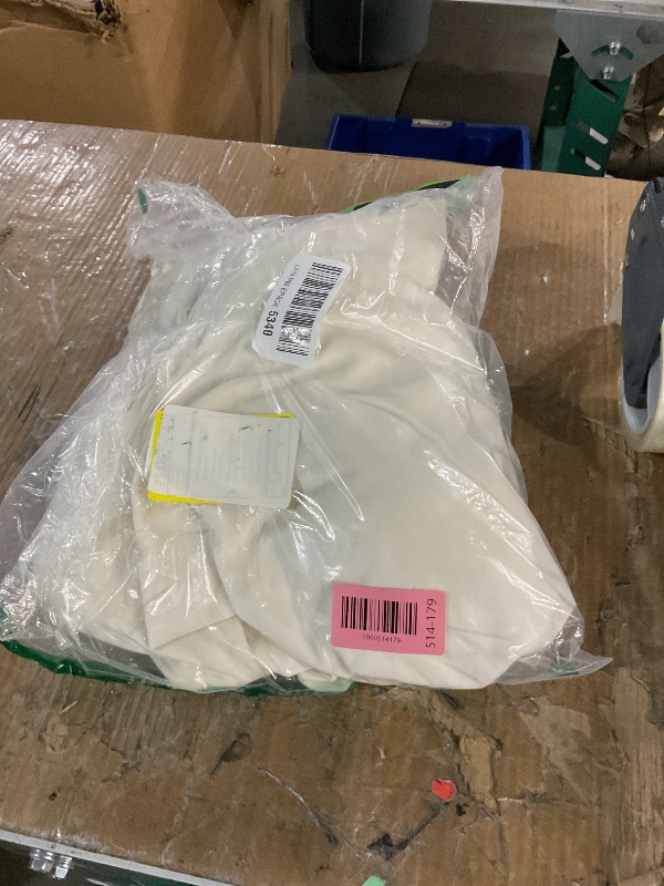 Photo 1 of (only one panel) StangH Ivory White Velvet Curtains - 90 inches Long Nursery Bedroom Window Drapes Privacy Light Dimming Home Decor