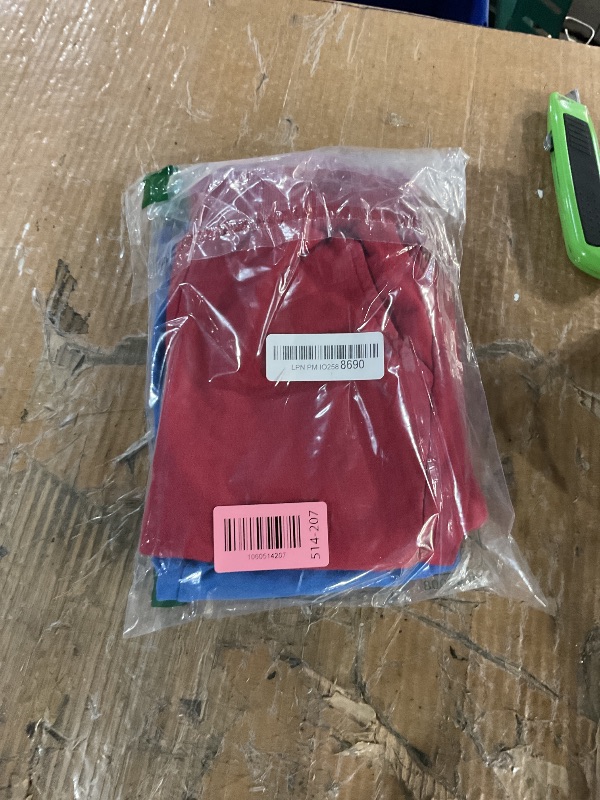 Photo 1 of * does not come with the yellow pair *
GFQLONG 3 Pack Toddler Pants Sweatpants Boys Cotton Joggers, Athletic Pull on Sweat Pants with Pockets for Kids Clothes, Blue+Yellow+Red, 4-5T