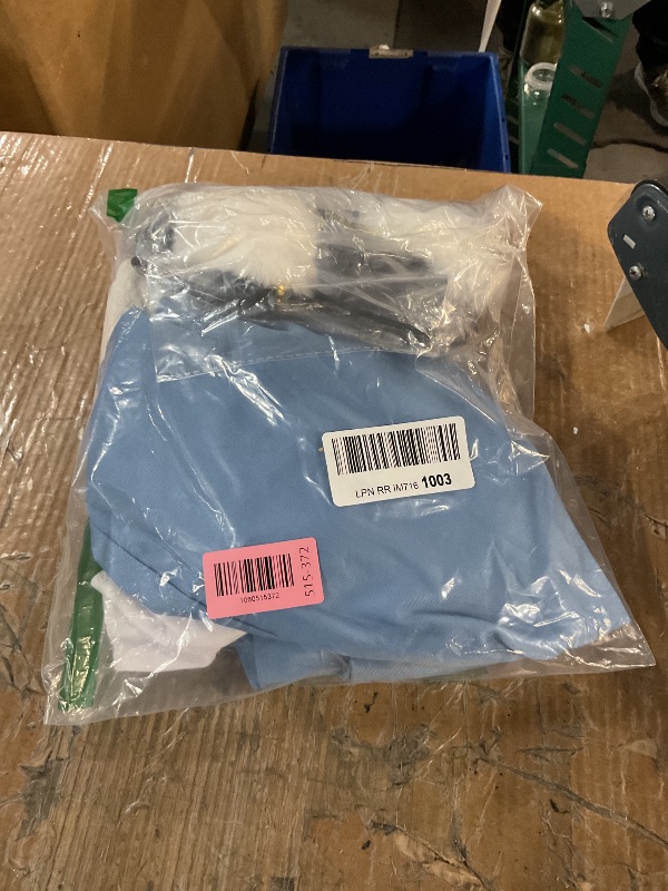 Photo 1 of (GLOVES AND STOCKING MISSING) Wannsee Japanese Anime 6Pcs Lolita French Maid Apron Fancy Dress Cosplay Costume Gloves Headwear Socks set(Blue M)