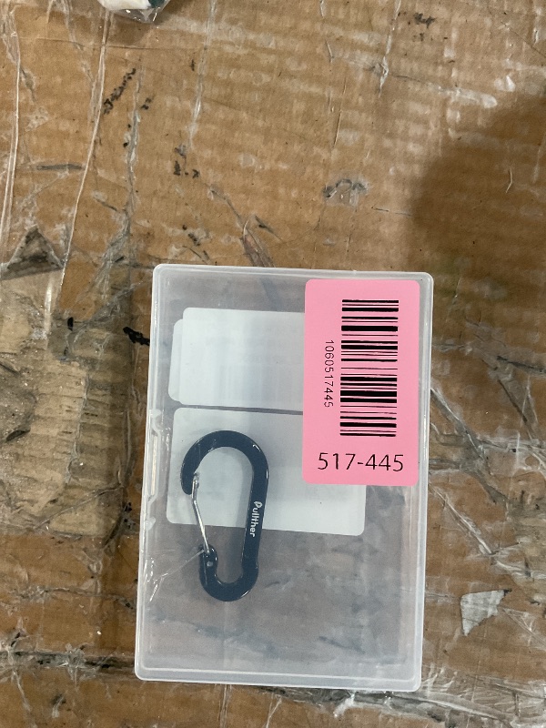 Photo 1 of ***MISSING ITEM***
Pullther fishing Multi Carabiner Clip,20 Pcs Mini Caribeana Clips,Carabiner Clip 2 inch Small Keychain Caribeaner Clip,Aluminum Alloy D Rings Carabiners for Keys,Fishing,Kayaking,Hiking,Camping