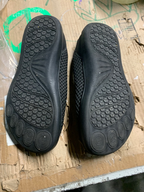 Photo 1 of ***(USED/ MINOR DAMAGE)***Scurtain Diabetic Shoes for Women Wide Width Walking Shoes Black Zero Drop Nursing Pregnancy Bunion Surgery Relief Shoe Breathable Barefoot Minimalist Summer Spring House Slippers Shoes Size 9