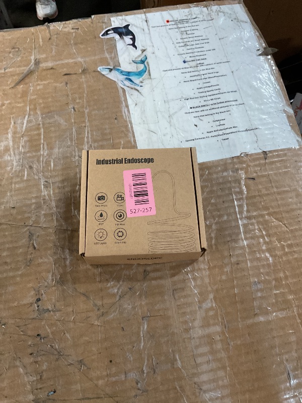 Photo 1 of [Dual-Lens] Endoscope Camera with Light, 1920P HD Borescope with 8+1 Adjustable LED Lights, IP67 Waterproof 16.5FT Semi-Rigid Snake Cord Inspection Camera for iPhone, iPad and Android Phone (Type C)