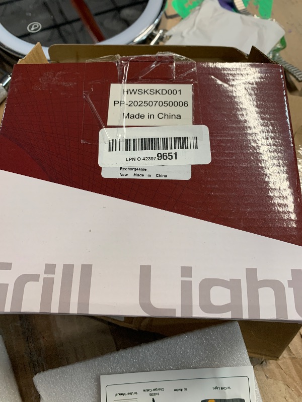 Photo 1 of ***(MISSING PARTS/ SEE NOTES)***Grill Light for Blackstone Griddle & Weber Grill, Goldusk Rechargeable BBQ Lights with 160° Beam Automatic On/Off 2-Level Brightness Grilling Accessories for Outdoor Grill Gifts for Men Dad Husband