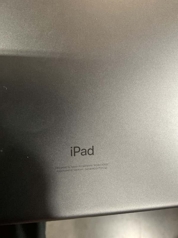 Photo 1 of **FOR PARTS ONLY, DOES NOT POWER ON**
Apple iPad (9th Generation): with A13 Bionic chip, 10.2-inch Retina Display, 64GB, Wi-Fi, 12MP front/8MP Back Camera, Touch ID, All-Day Battery Life – Silver