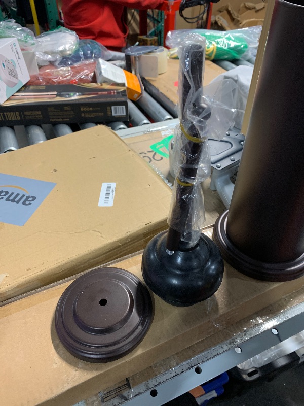 Photo 1 of ***(MAJOR DENT)***DOWRY Anti-Hand Off Bronze Toilet Plunger with Holder for Bathroom,Powerful Efficient Force Suction Cup,Heavy Duty, Deep Cleaning