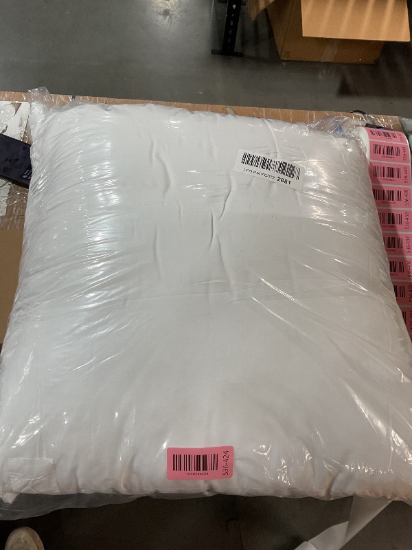Photo 1 of ***MISSING 2 PCS***
Calibrate Timing 24 x 24 inches Pillow Inserts, Set of 4 Hypoallergenic Brushed Microfiber Liner Down Alternative Filled Square Cushion Throw Pillow