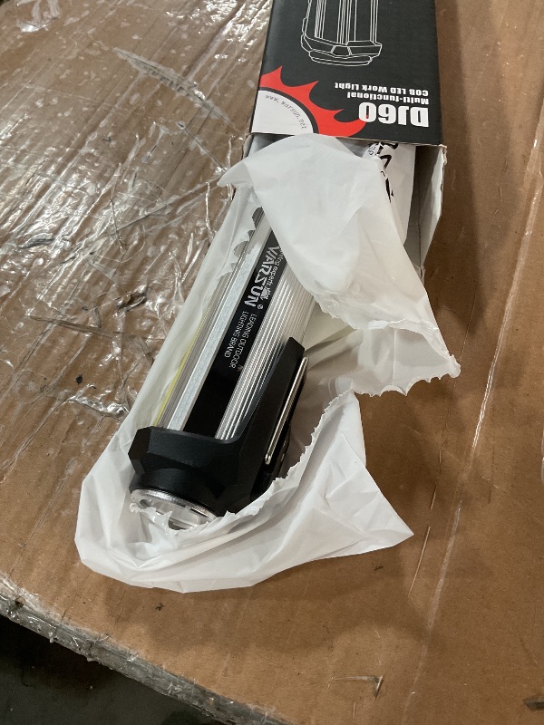 Photo 1 of ??WARSUN Rechargeable COB LED Work Light - Magnetic Hands-Free Trouble Light with Hook, IPX4 Waterproof for Garage Repair, Emergency | Tool Gifts for Men (Yellow)?